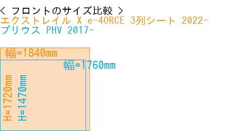 #エクストレイル X e-4ORCE 3列シート 2022- + プリウス PHV 2017-